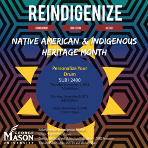 Personalize Your Drum- Native American and Indigenous Heritage Month