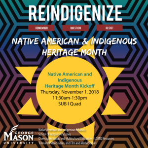 Native American and Indigenous Heritage Month Kickoff