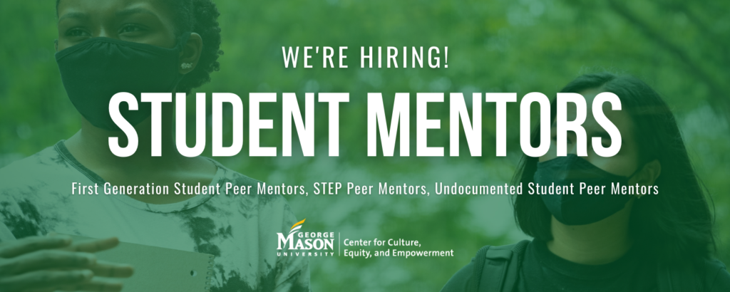 CCEE Is Hiring Student Mentors