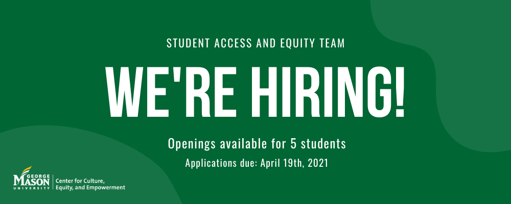 Student Access And Equity Team Is Hiring